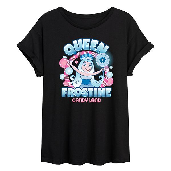 Juniors' Candy Land Queen Frostine Flowy Tee