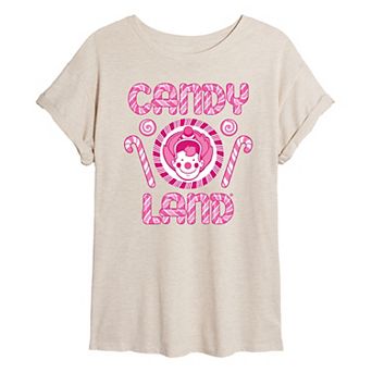 Juniors' Candy Land Mr. Mint Oversized Tee