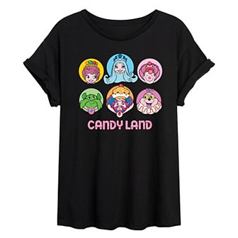 Juniors' Candy Land Oversized Tee
