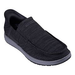  Skechers USA Men's Men's Melson-Bentin Hands Free Slip-in  Moccasin, Black, 8