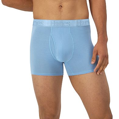 Men's Hanes® Originals Ultimate SuperSoft Trunk Underwear 3-Pack + 1 Bonus Pack