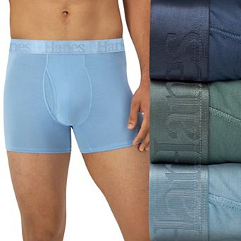 Men's Hanes Originals 3-Pack Ultimate SuperSoft Trunks