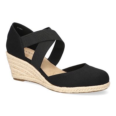 Easy Street Pari Women s Espadrille Wedge Sandals