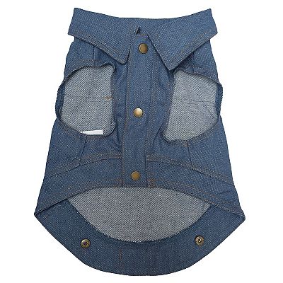 Woof Americana Denim Dog Vest Freedom Woof Americana Denim Dog Vest Freedom