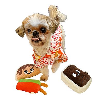 Woof 3-piece Ice Cream Dog Toy Set
