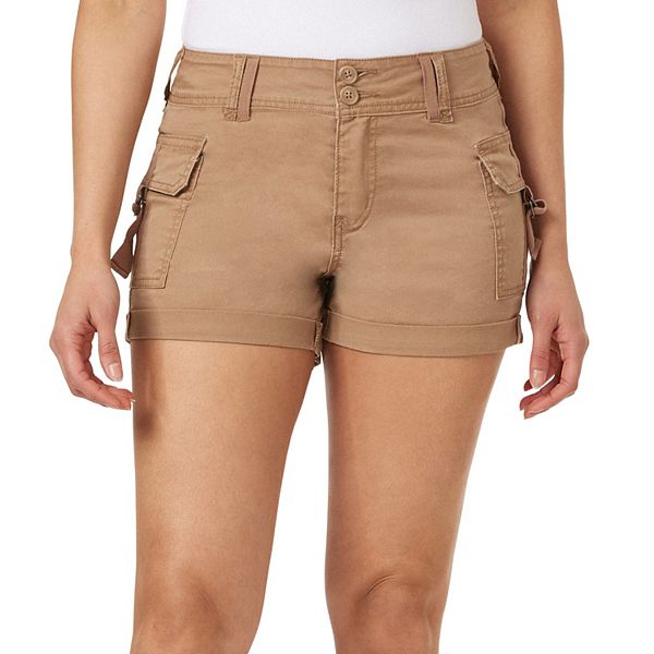 Levis Bermuda Shorts Women WallFlower Women's Flirty Curvy Twill