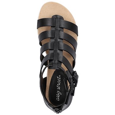 Easy Street Simone Women's Gladiator Platform Wedge Sandals
