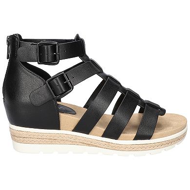 Easy Street Simone Women's Gladiator Platform Wedge Sandals