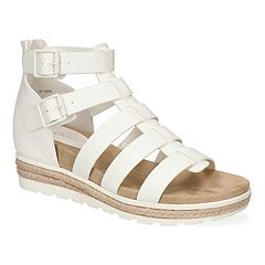 Kohls white online sandals