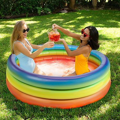 Inflatable Sunning Pool Rainbow Haze