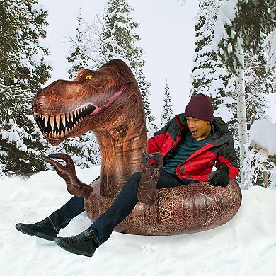 T-Rex Inflatable Snow Sled SnowCandy