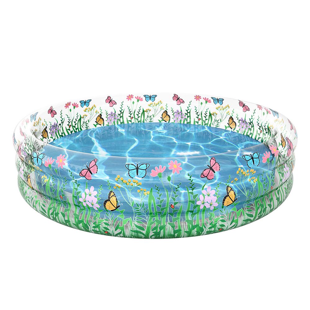 Inflatable Sunning Pool Butterfly Garden PoolCandy