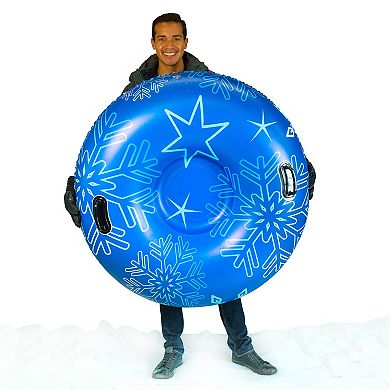 Inflatable Snow Tube Blue Pro Edition Large SnowCandy