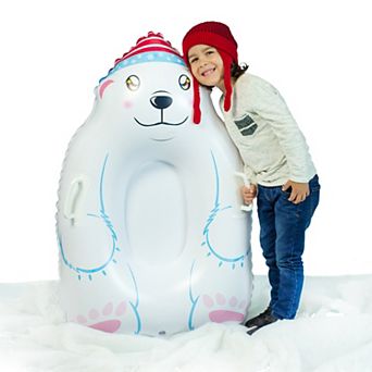 Inflatable Polar Bear Snow Sled SnowCandy