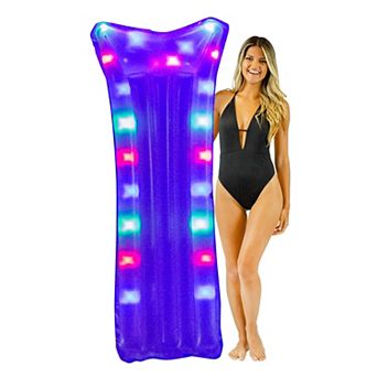 Inflatable Pillow Pool Raft Illuminated LED PoolCandy