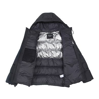 Men's Rokka&Rolla Thermal Heat Puffer Jacket Coat