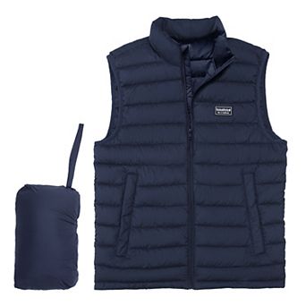Men's Rokka&Rolla Light Puffer Packable Vest