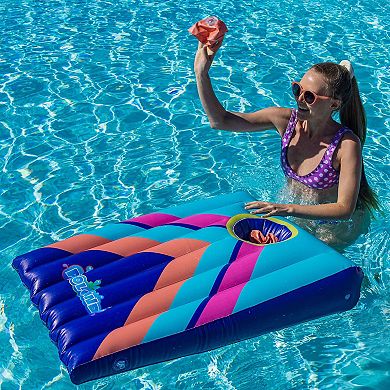 Inflatable Pool Floating Cornhole Toss Game