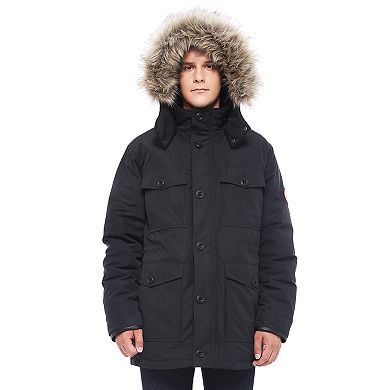 Men's Rokka&Rolla Parka Jacket with Detachable Trim