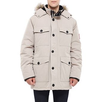 Men's Rokka&Rolla Parka Jacket with Detachable Trim