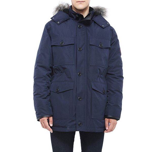 Men's Rokka&Rolla Parka Jacket with Detachable Trim