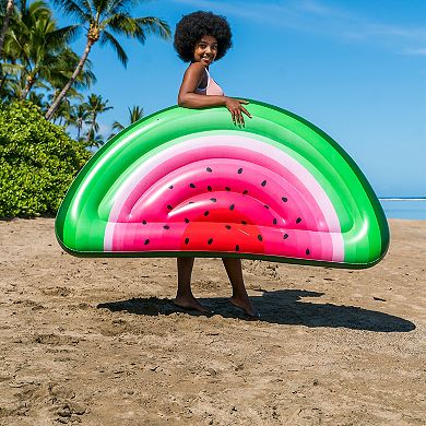 Inflatable Watermelon Half Island Pool Raft