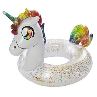 Jumbo Rainbow Unicorn Pool Tube 48" PoolCandy
