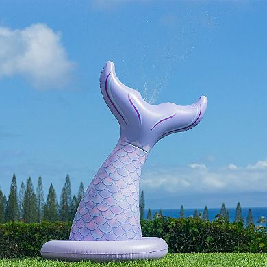 Mermaid Tail Inflatable Water Sprinkler YardCandy