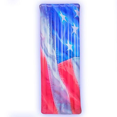 Stars & Stripes Pool Raft Illuminated LED Deluxe