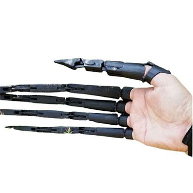 Halloween Articulated Fingers 1Pair, 3D Printed Articulated Finger Extensions Fits All Finger Sizes