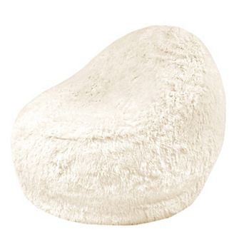 Inflatable Chair Mongolian Faux Fur Air Candy