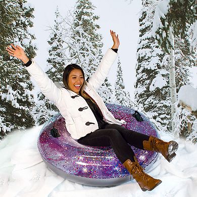 Glitter Galaxy Snow Tube Jumbo 48 Inch SnowCandy