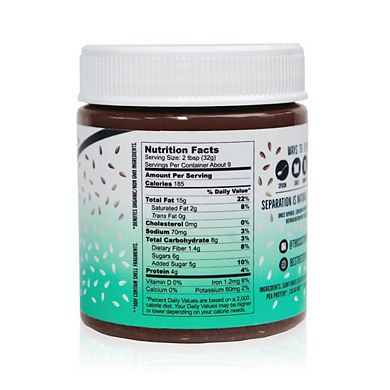 Steph's Best Cacao Chocolate Flavored Protein Butter, Sunflower Seed Spread