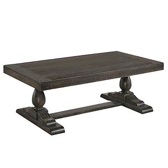 Amy 52 Transitional Wood Coffee Table