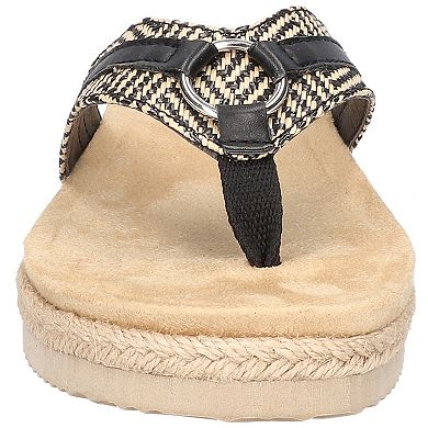 Easy Street Starling Women's Comfort Thong Sandals