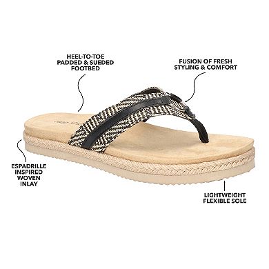 Easy Street Starling Women's Comfort Thong Sandals
