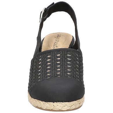 Easy Street Taffy Women's Slingback Espadrille Wedges