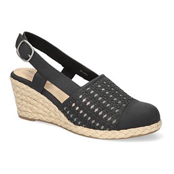 Easy Street Taffy Women's Slingback Espadrille Wedges