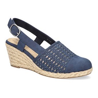 Easy Street Taffy Women's Slingback Espadrille Wedges