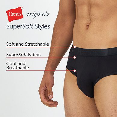 Men's Hanes Originals Ultimate SuperSoft Briefs 3-Pack