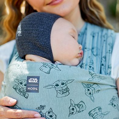 Moby Wrap Featherknit Baby Wrap Carrier - Playful Padawan