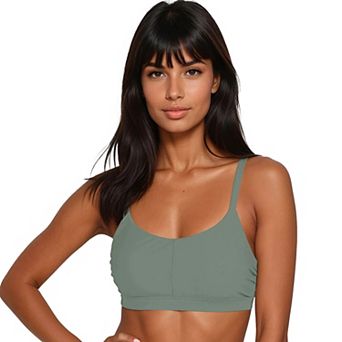 Women's Adjustable Strap Clasp Swim Bra