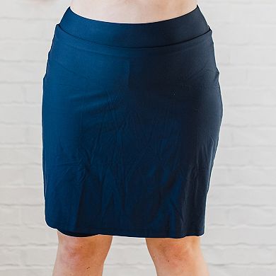 Women's Knee Length Swim Skort