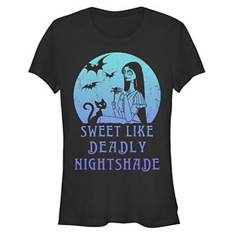 Disney's The Nightmare Before Christmas Sally Sweet Like Nightshade Juniors' Fitted Graphic Tee
