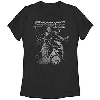 Disney's The Nightmare Before Christmas Juniors' Vintage Poster Graphic Tee