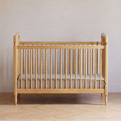 Namesake Liberty 3-in-1 Convertible Spindle Wood Crib with Toddler Bed Conversion Kit