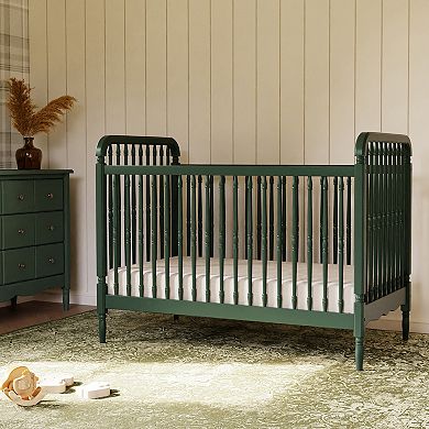 Namesake Liberty 3-in-1 Convertible Spindle Wood Crib with Toddler Bed Conversion Kit