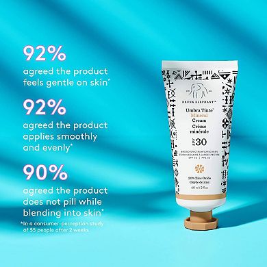 Umbra 100% Mineral Cream SPF 30/PA+++ Tinted Face Sunscreen