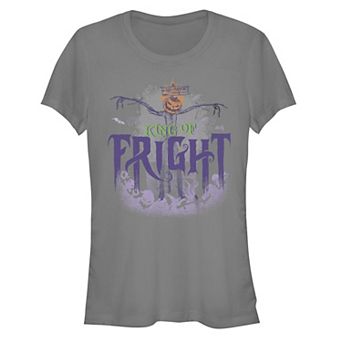 Disney's The Nightmare Before Christmas King Of Fright Juniors' Fitted Graphic Tee