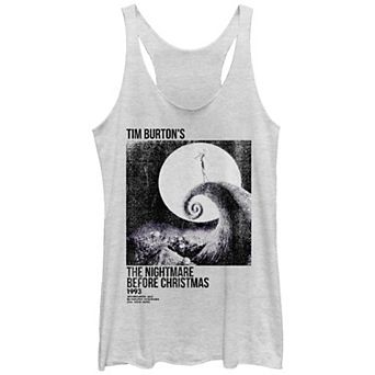 Disney's The Nightmare Before Christmas Juniors' Distressed Poster Racerback Tank Top